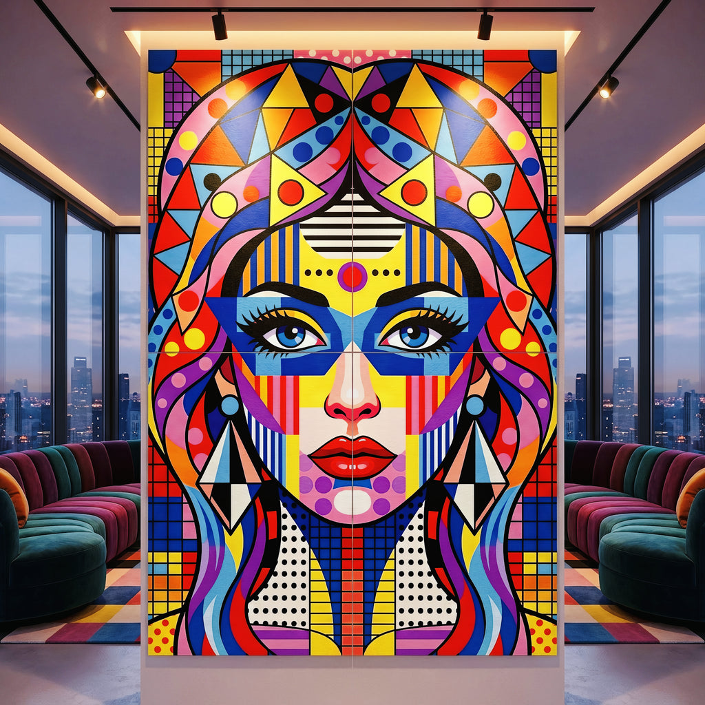PRIMA | Colorful Modern Pop Art Fashion Portrait | 8K - 32K Prints