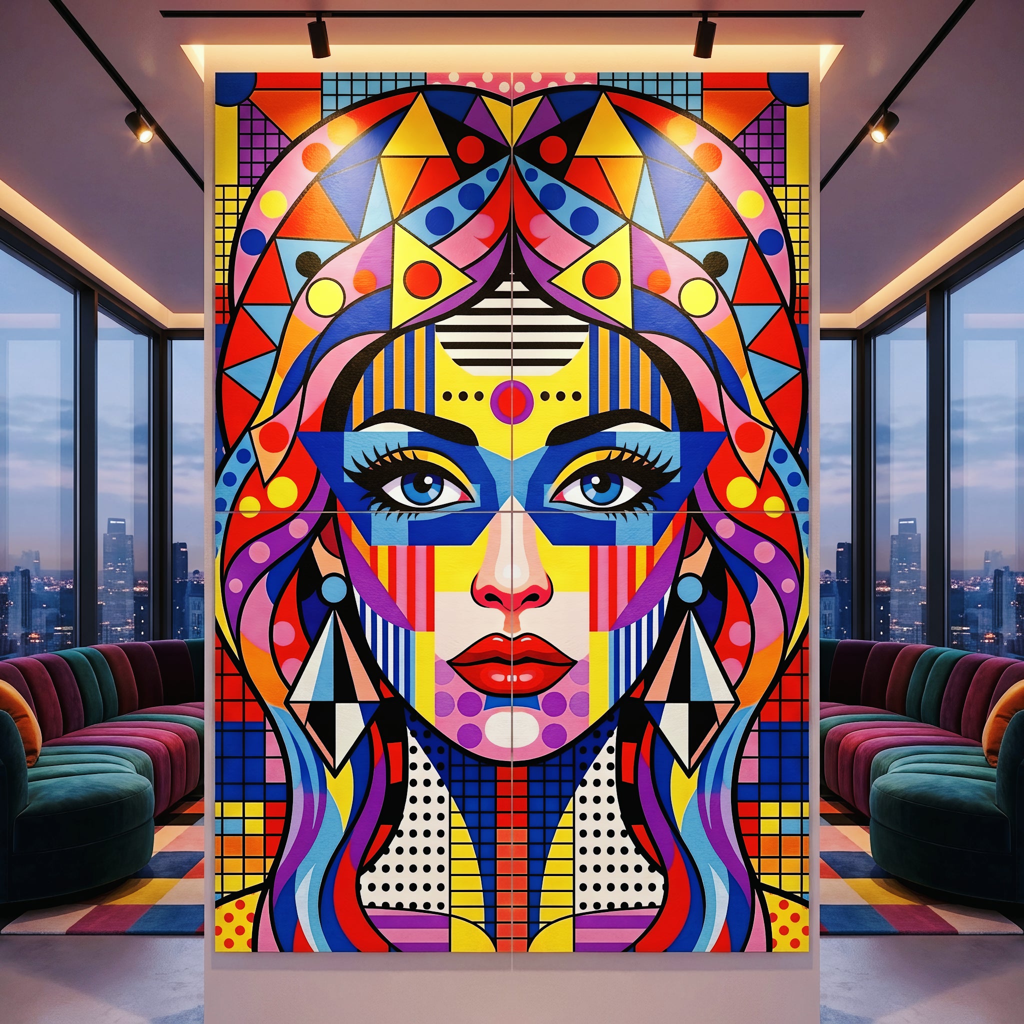 PRIMA | Colorful Modern Pop Art Fashion Portrait | 8K - 32K Prints