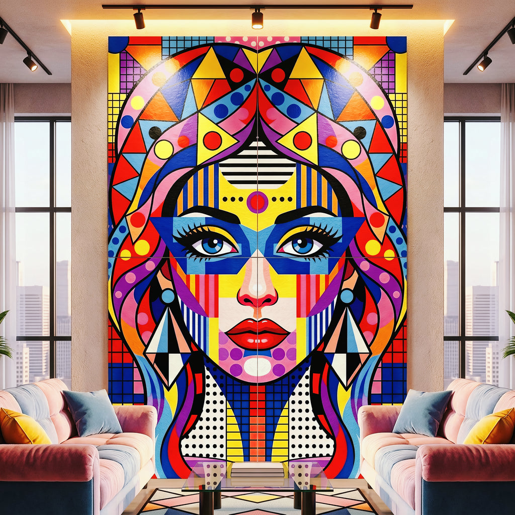 PRIMA | Colorful Modern Pop Art Fashion Portrait | 8K - 32K Prints