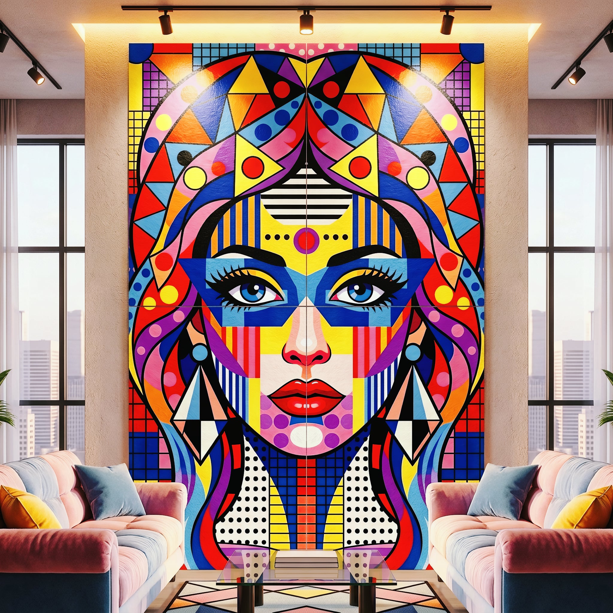 PRIMA | Colorful Modern Pop Art Fashion Portrait | 8K - 32K Prints