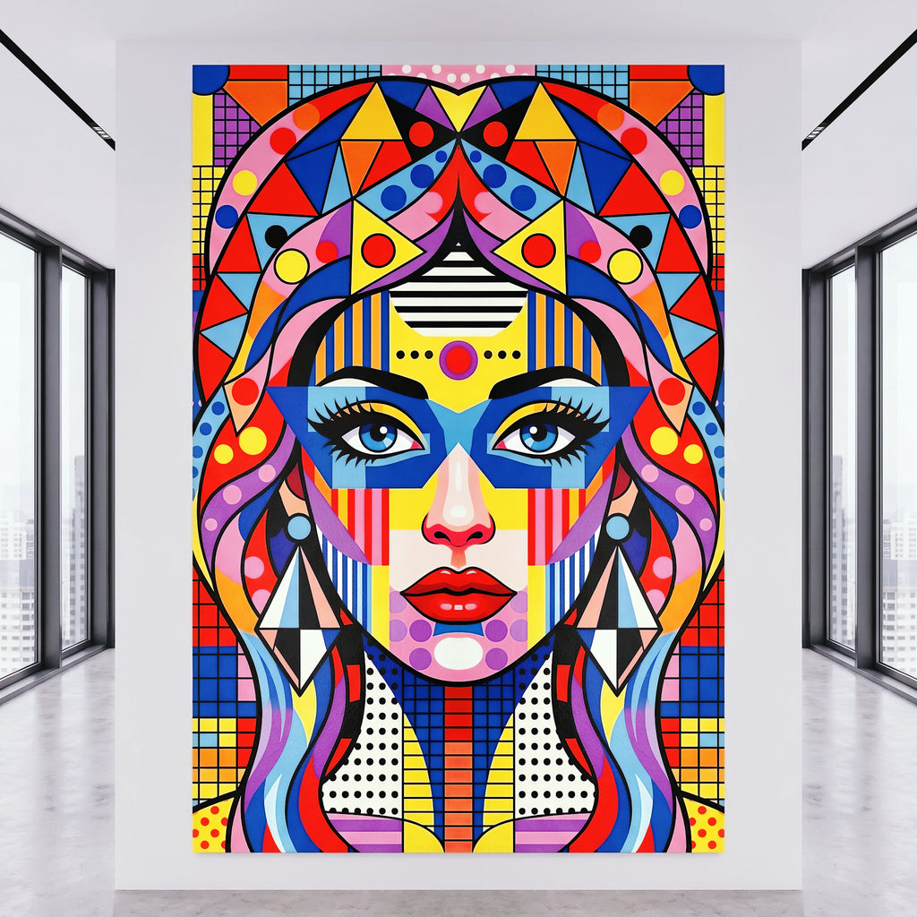 PRIMA | Colorful Modern Pop Art Fashion Portrait | 8K - 32K Prints