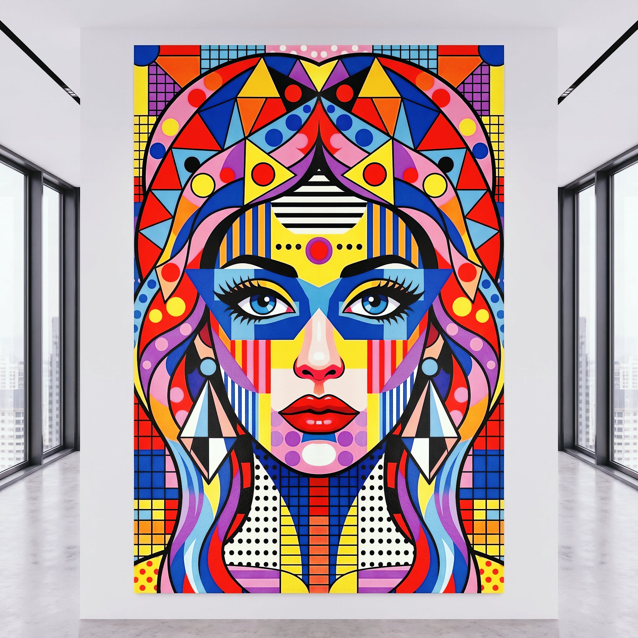 PRIMA | Colorful Modern Pop Art Fashion Portrait | 8K - 32K Prints
