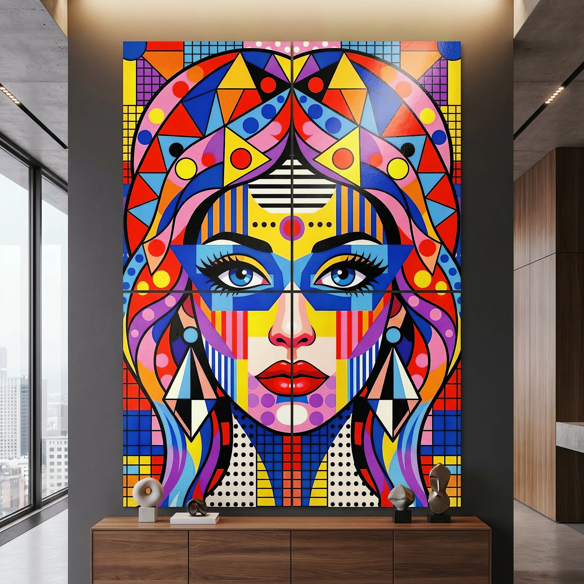 PRIMA | Colorful Modern Pop Art Fashion Portrait | 8K - 32K Prints