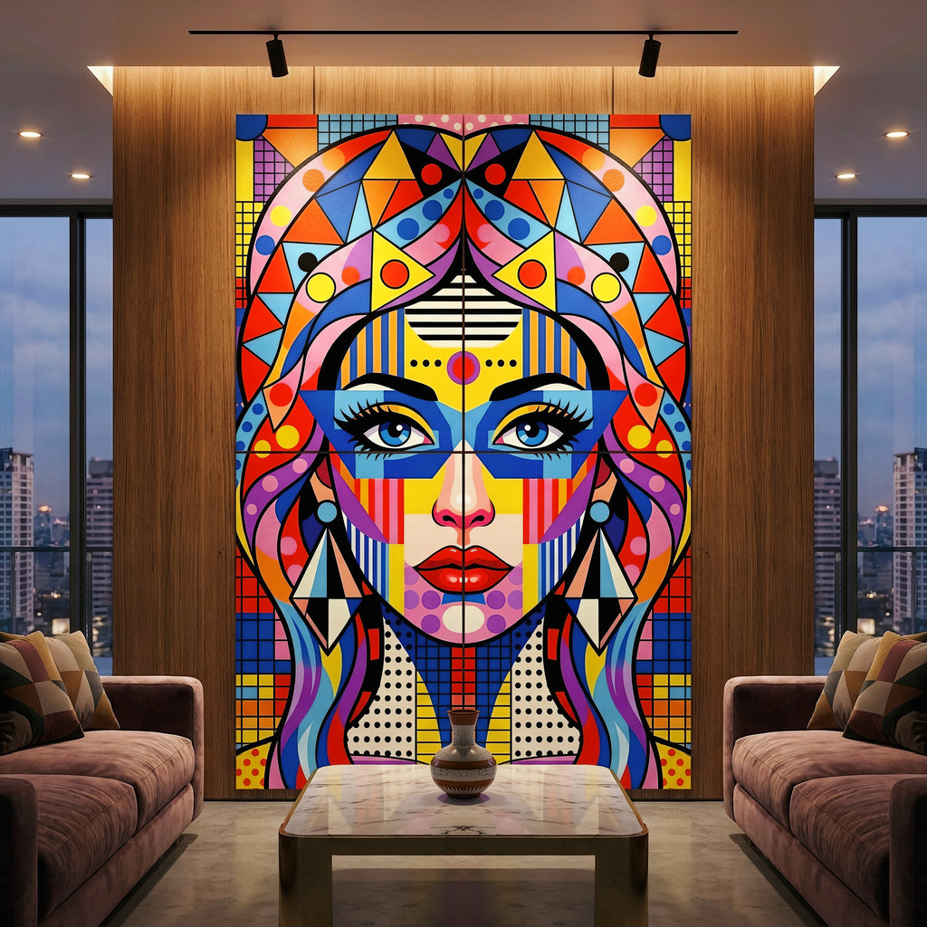 PRIMA | Colorful Modern Pop Art Fashion Portrait | 8K - 32K Prints