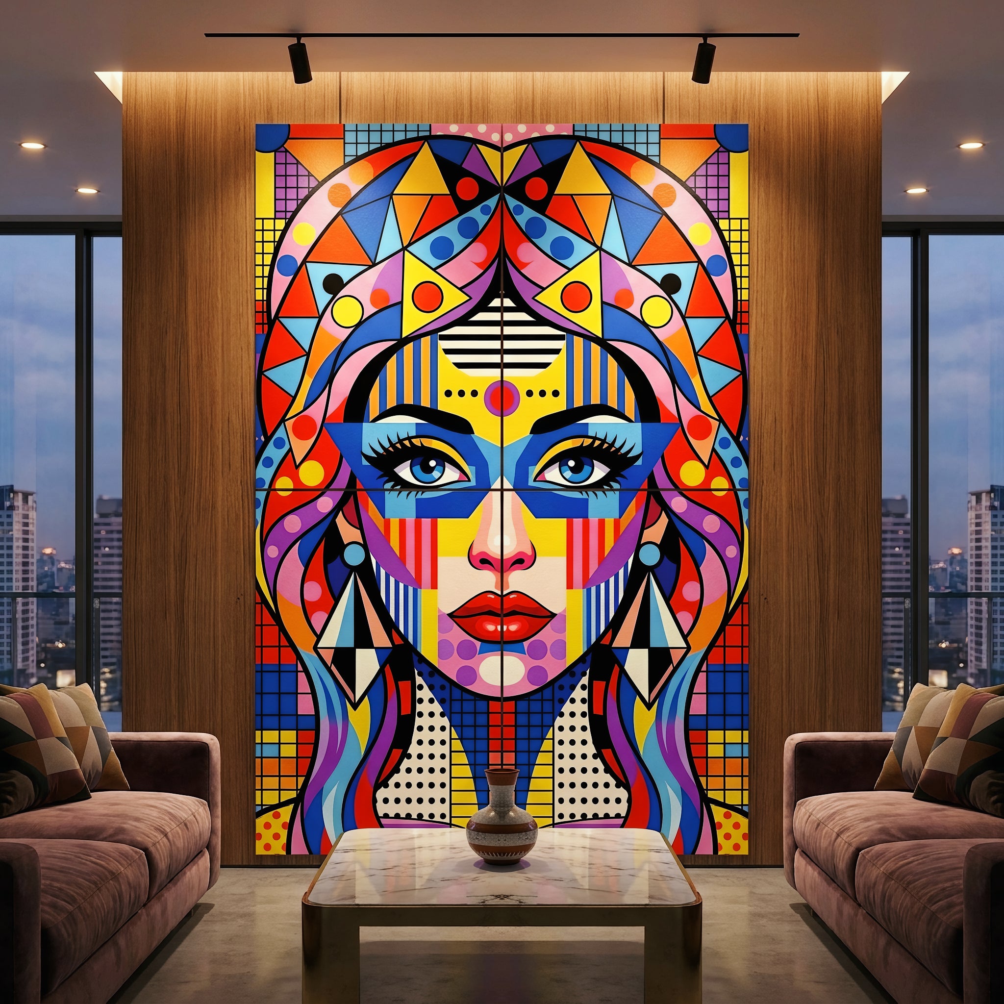 PRIMA | Colorful Modern Pop Art Fashion Portrait | 8K - 32K Prints