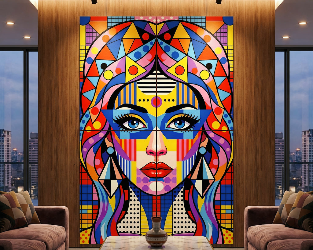 PRIMA | Colorful Modern Pop Art Fashion Portrait | 8K - 32K Prints
