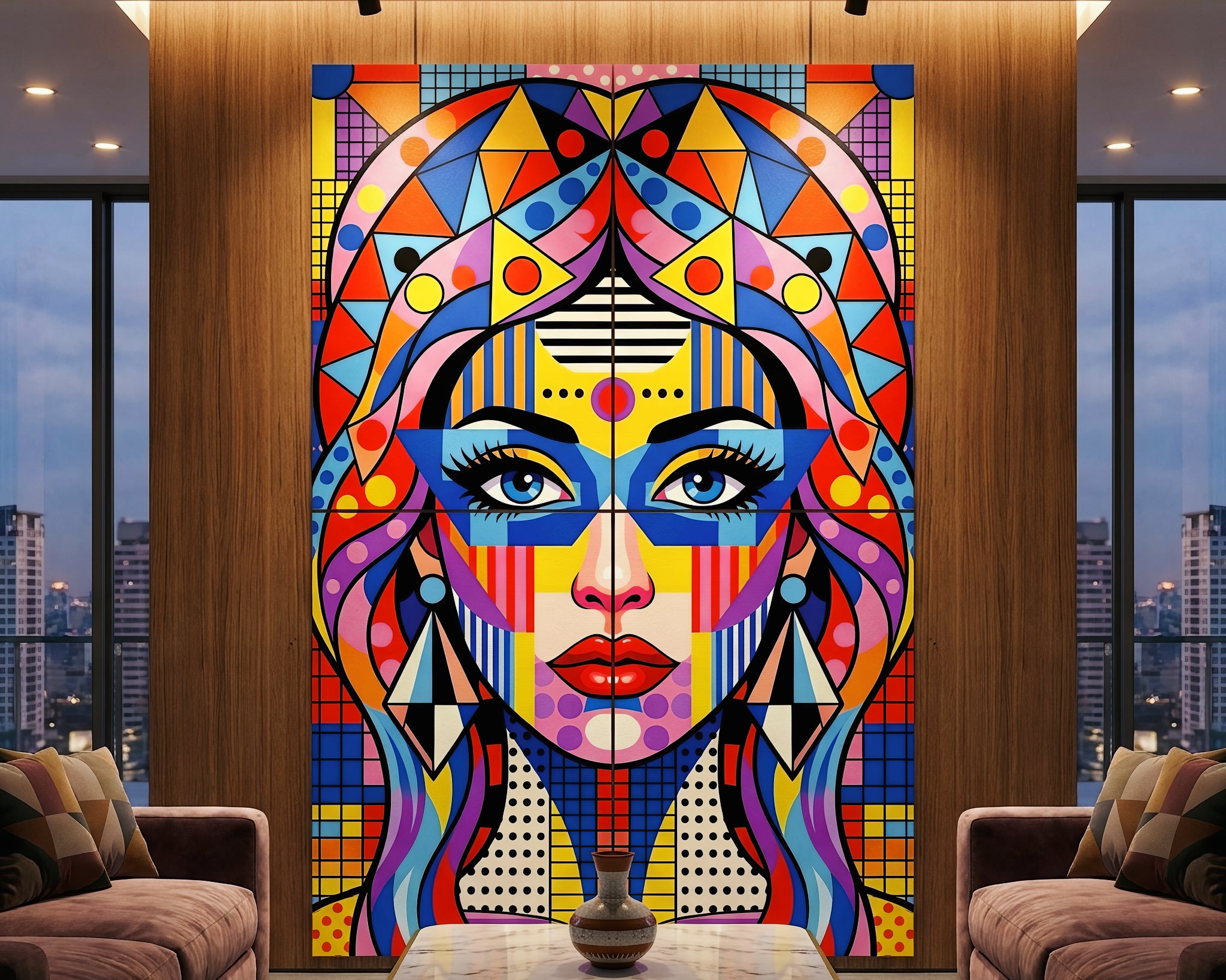 PRIMA | Colorful Modern Pop Art Fashion Portrait | 8K - 32K Prints