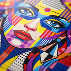 PRIMA | Colorful Modern Pop Art Fashion Portrait | 8K - 32K Prints