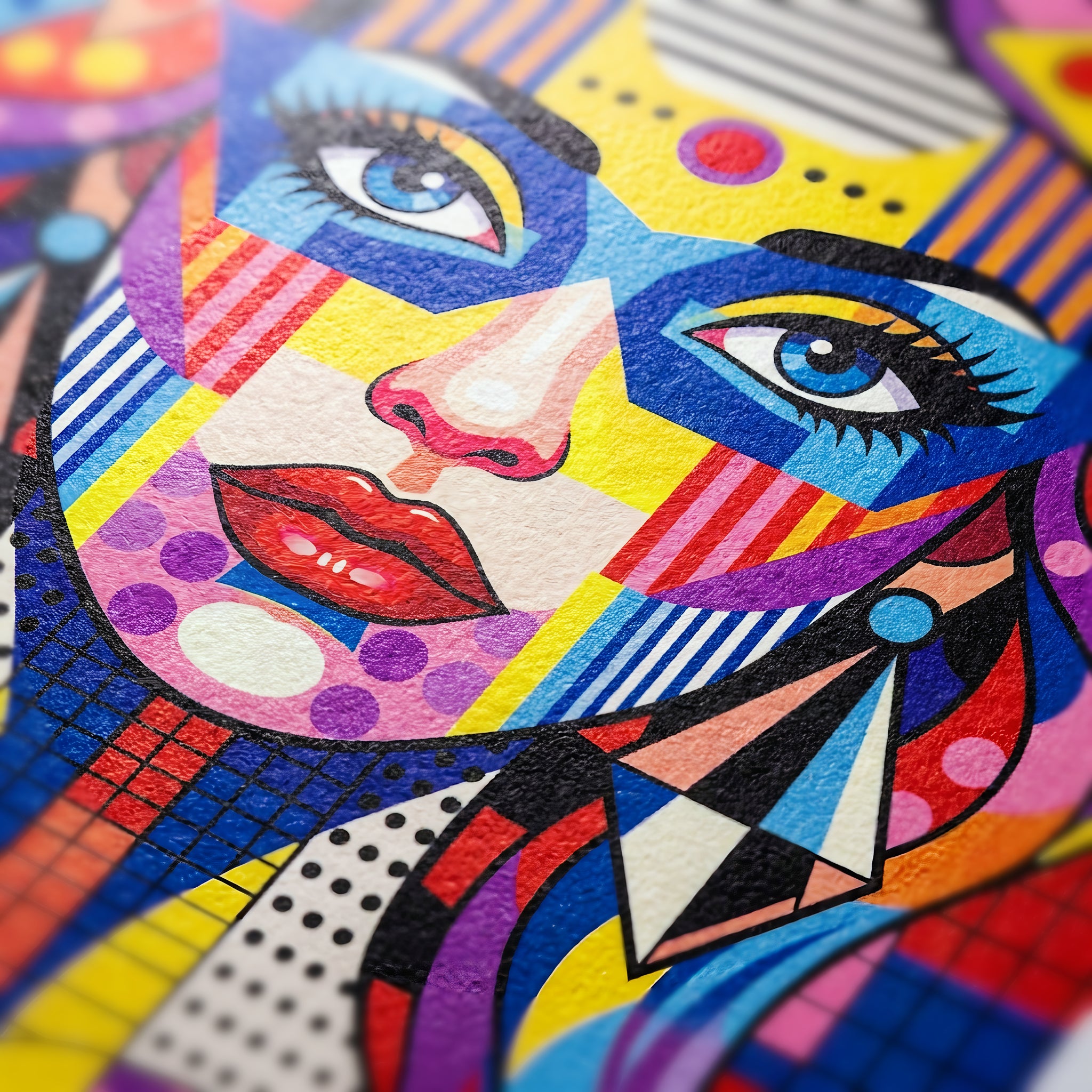 PRIMA | Colorful Modern Pop Art Fashion Portrait | 8K - 32K Prints