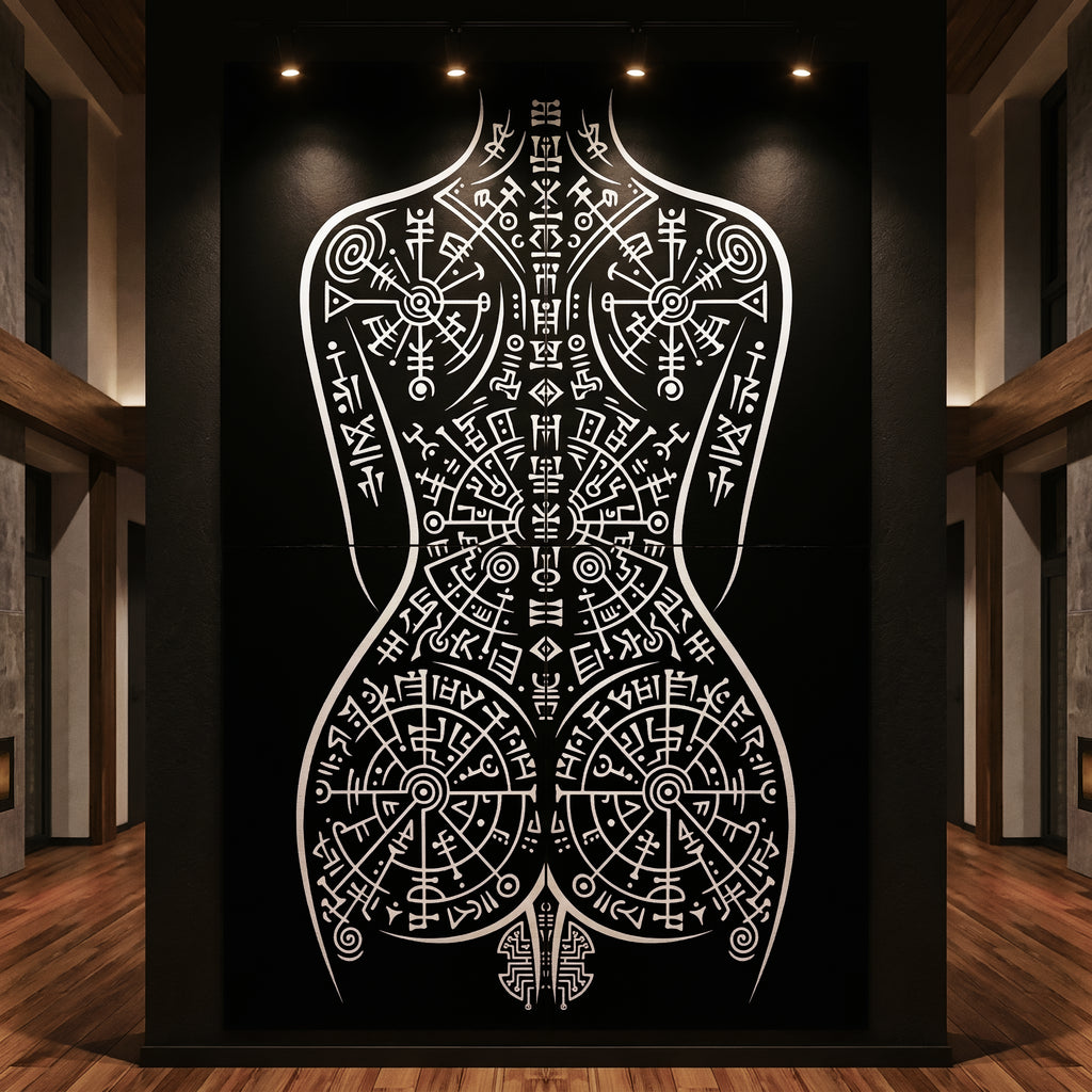 RITUAL | Minimalist Esoteric Female Figure | Gothic Multi-Print Wall Art