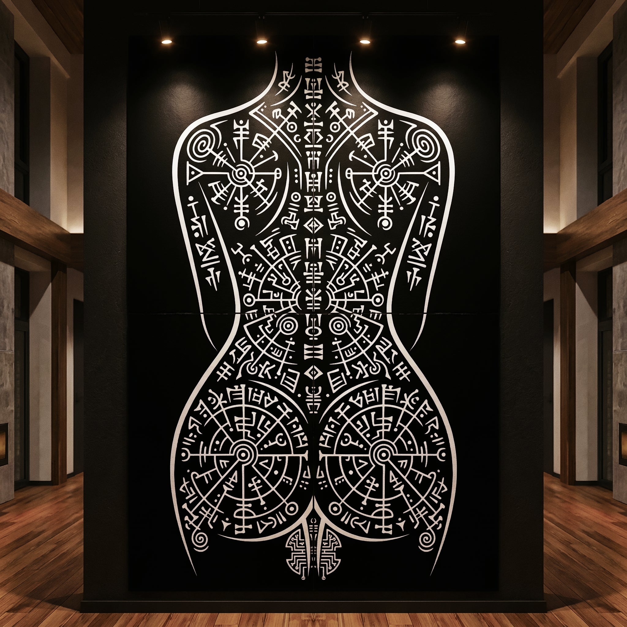RITUAL | Minimalist Esoteric Female Figure | Gothic Multi-Print Wall Art