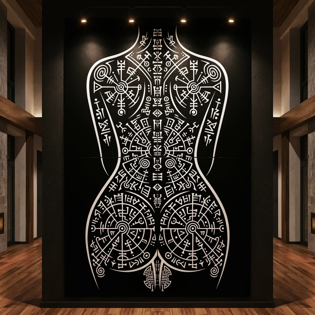 RITUAL | Minimalist Esoteric Female Figure | Gothic Multi-Print Wall Art