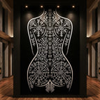 RITUAL | Minimalist Esoteric Female Figure | Gothic Multi-Print Wall Art