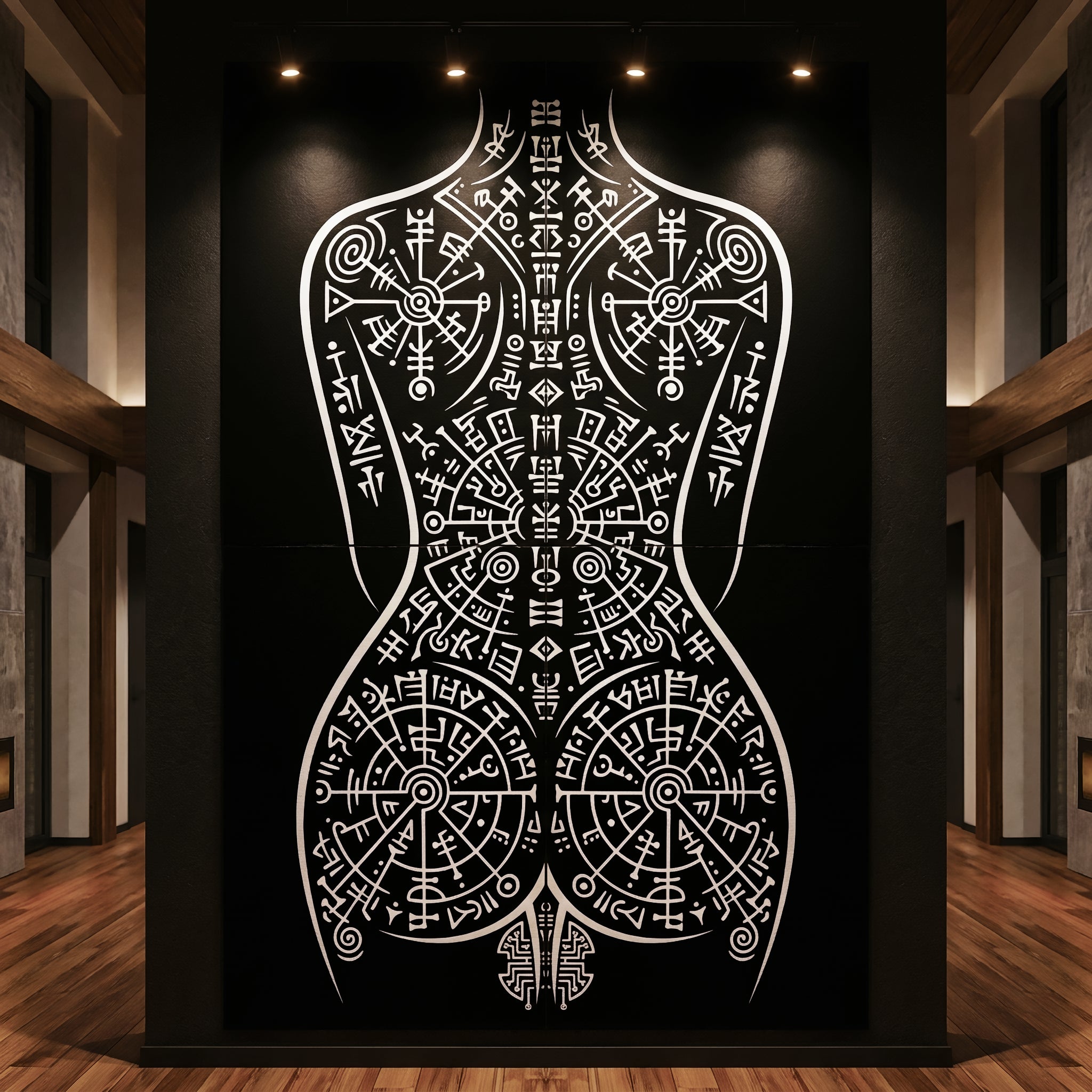 RITUAL | Minimalist Esoteric Female Figure | Gothic Multi-Print Wall Art