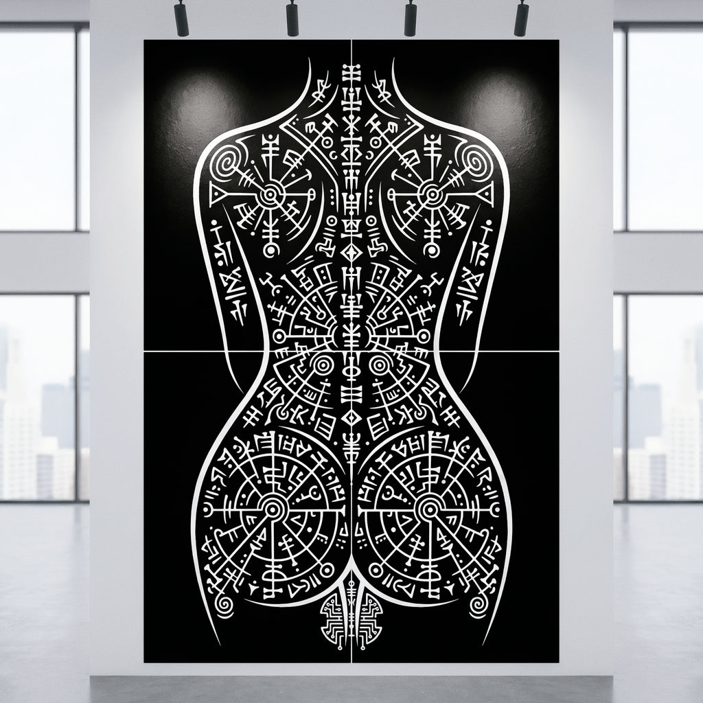 RITUAL | Minimalist Esoteric Female Figure | Gothic Multi-Print Wall Art