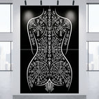 RITUAL | Minimalist Esoteric Female Figure | Gothic Multi-Print Wall Art