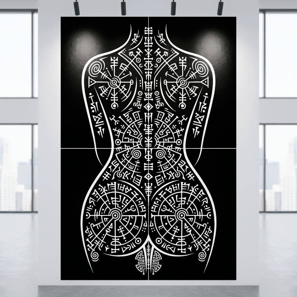 RITUAL | Minimalist Esoteric Female Figure | Gothic Multi-Print Wall Art