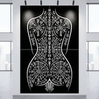 RITUAL | Minimalist Esoteric Female Figure | Gothic Multi-Print Wall Art