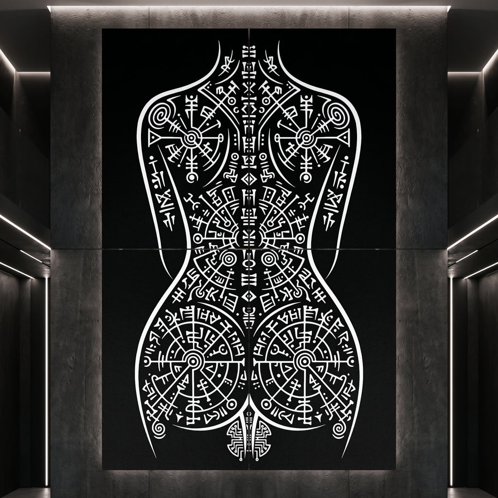 RITUAL | Minimalist Esoteric Female Figure | Gothic Multi-Print Wall Art