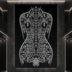 RITUAL | Minimalist Esoteric Female Figure | Gothic Multi-Print Wall Art