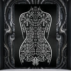RITUAL | Minimalist Esoteric Female Figure | Gothic Multi-Print Wall Art