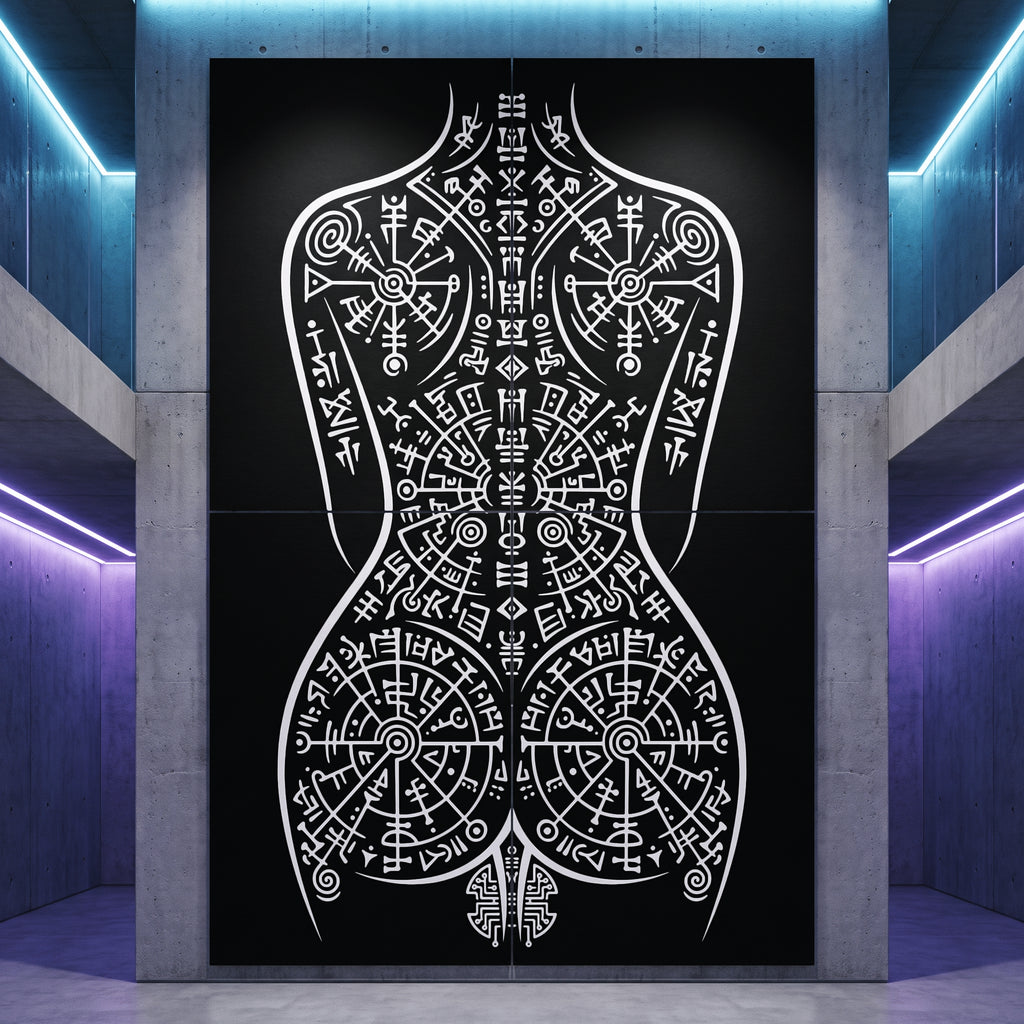 RITUAL | Minimalist Esoteric Female Figure | Gothic Multi-Print Wall Art