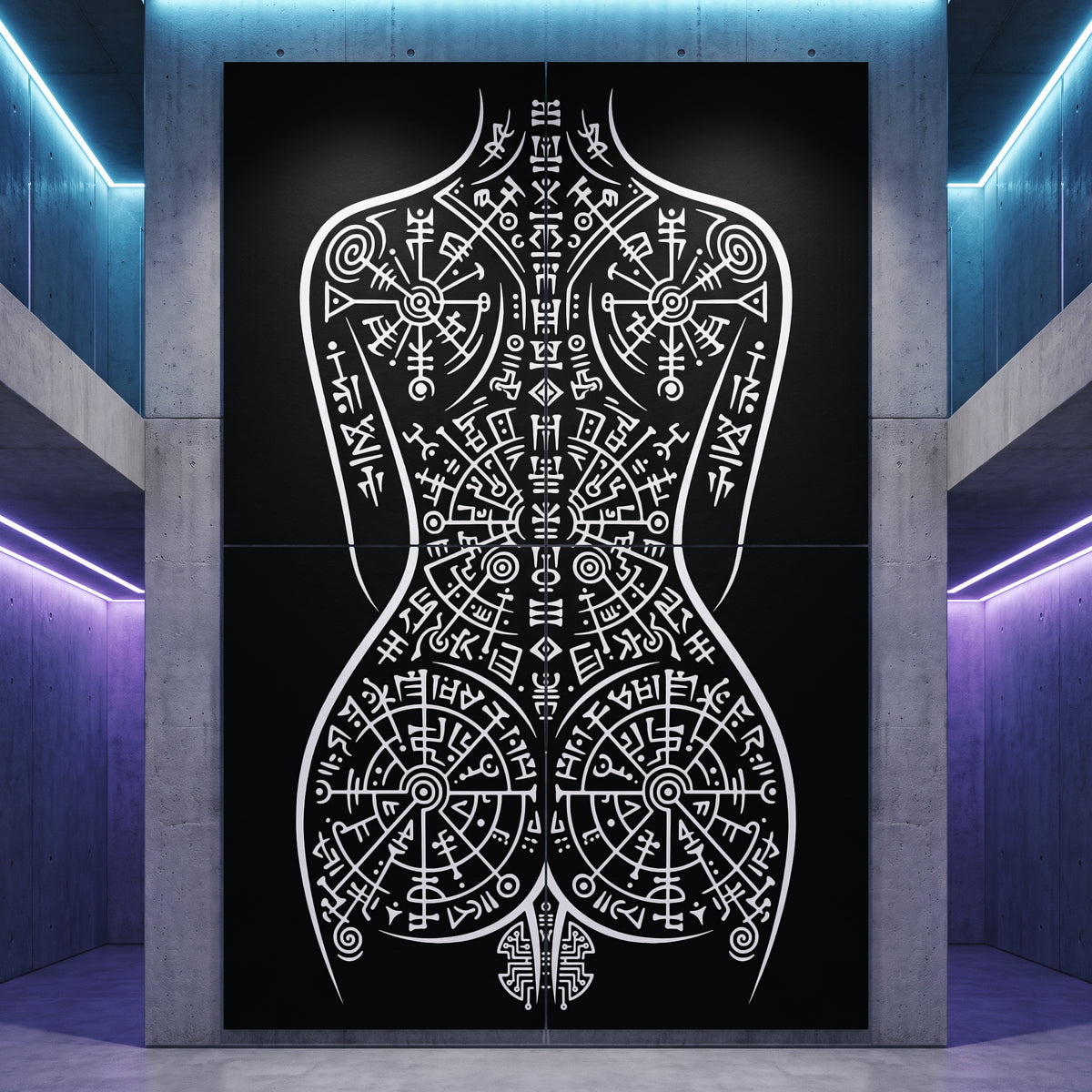 RITUAL | Minimalist Esoteric Female Figure | Gothic Multi-Print Wall Art