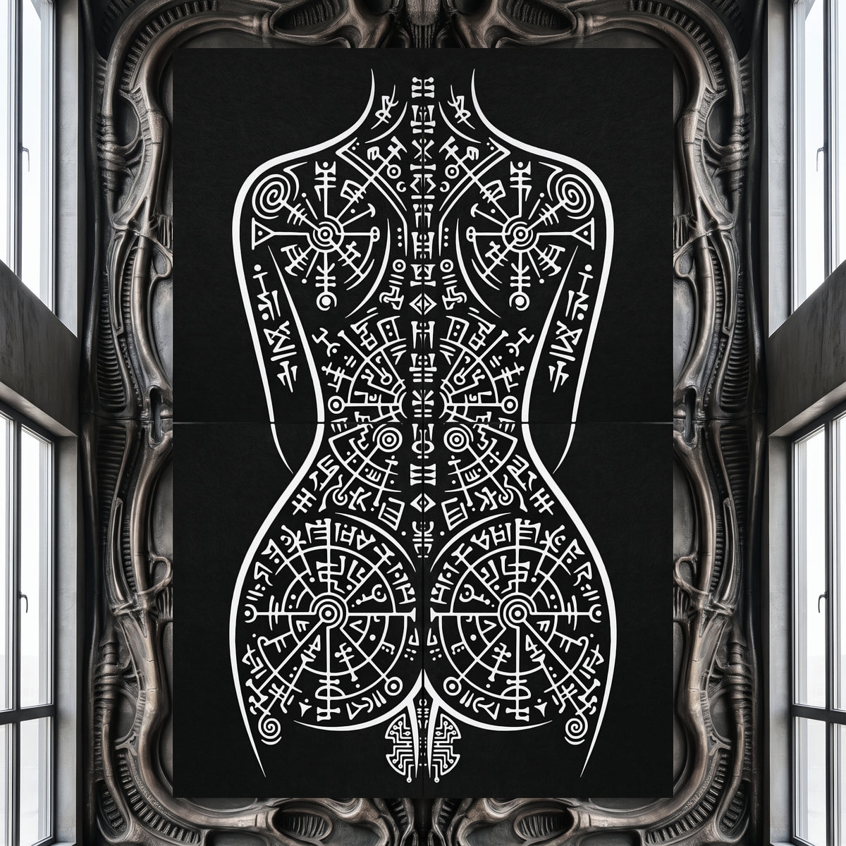 RITUAL | Minimalist Esoteric Female Figure | Gothic Multi-Print Wall Art