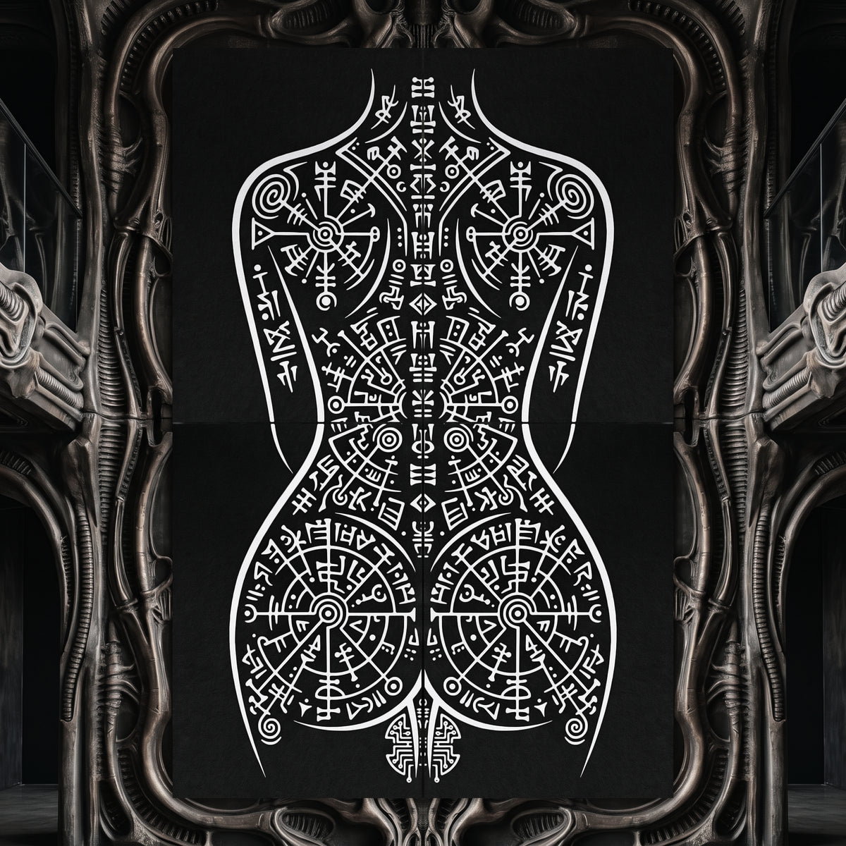 RITUAL | Minimalist Esoteric Female Figure | Gothic Multi-Print Wall Art