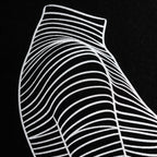 SILK | Minimalist Crouched Female Body Op Art | Luxury Multi-Print Wall Art | 1-Of-1