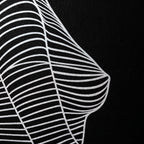 SILK | Minimalist Crouched Female Body Op Art | Luxury Multi-Print Wall Art | 1-Of-1