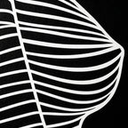 SILK | Minimalist Crouched Female Body Op Art | Luxury Multi-Print Wall Art | 1-Of-1