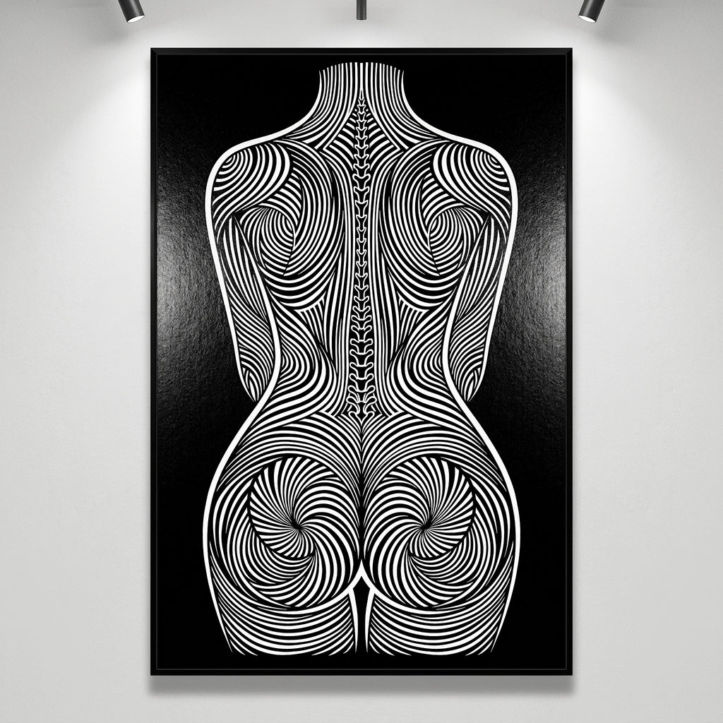 STELA | Modern Minimalist Female Op Art | 8K - 32K