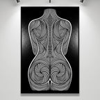 STELA | Modern Minimalist Female Op Art | 8K - 32K
