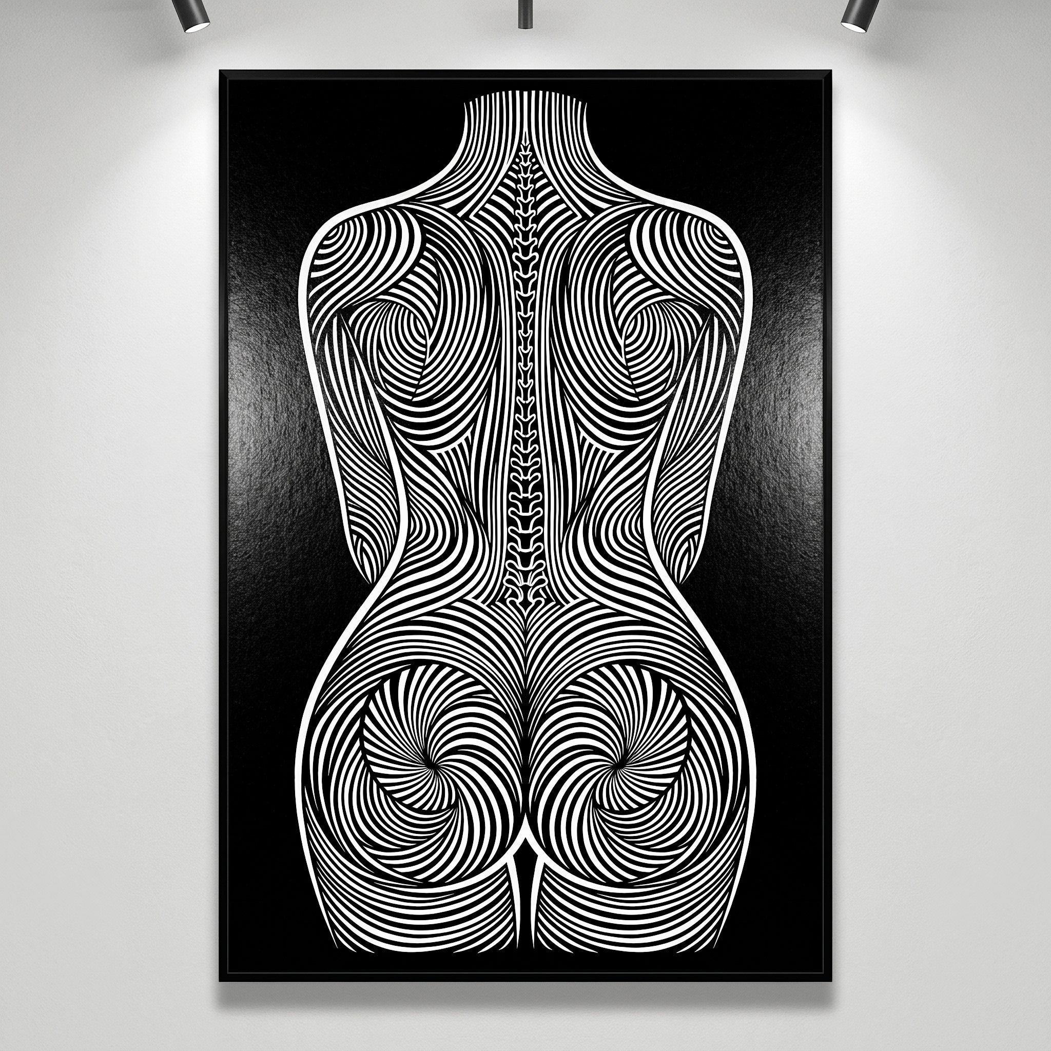 STELA | Modern Minimalist Female Op Art | 8K - 32K