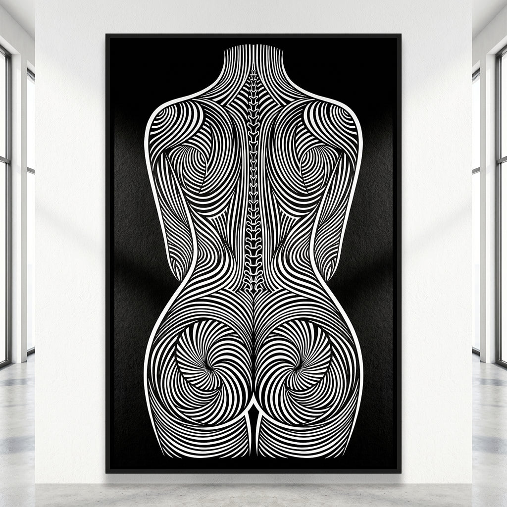 STELA | Modern Minimalist Female Op Art | 8K - 32K