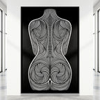 STELA | Modern Minimalist Female Op Art | 8K - 32K