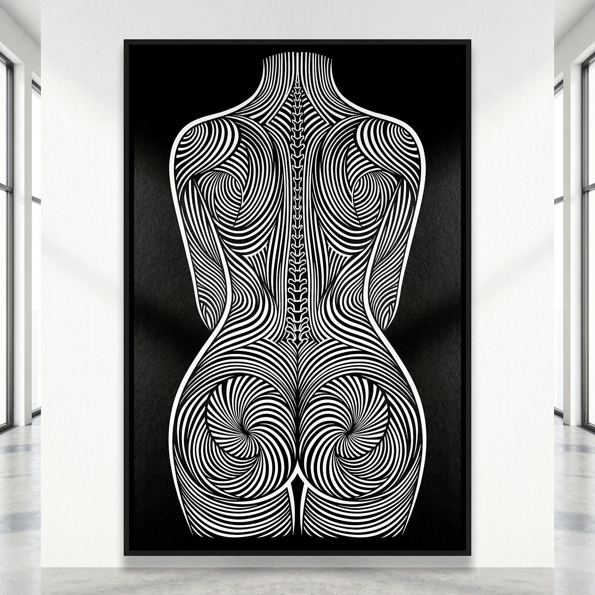 STELA | Modern Minimalist Female Op Art | 8K - 32K