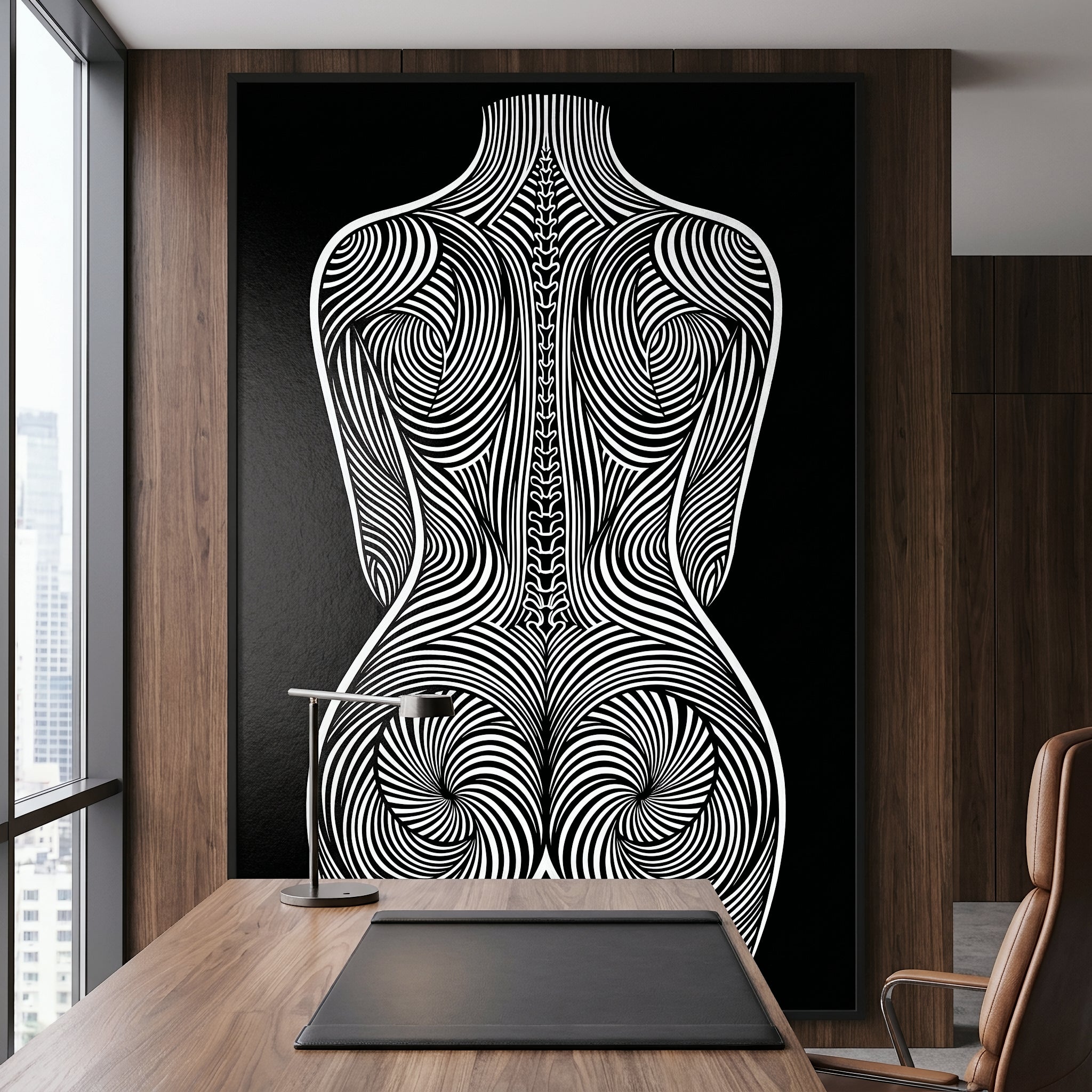 STELA | Modern Minimalist Female Op Art | 8K - 32K