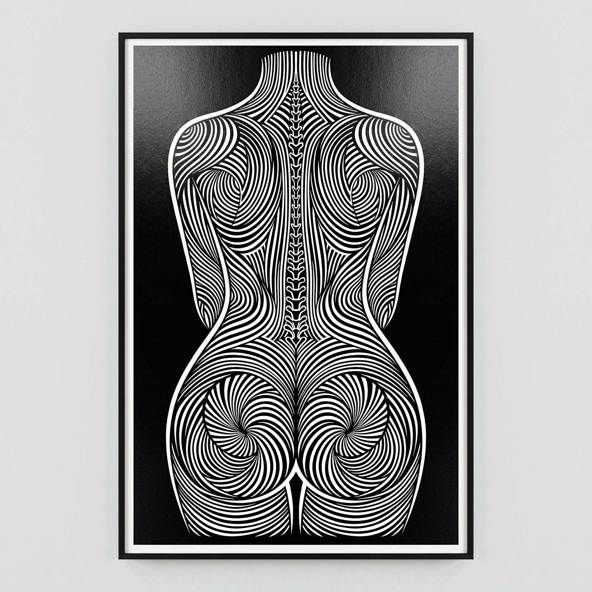 STELA | Modern Minimalist Female Op Art | 8K - 32K