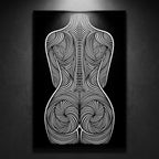 STELA | Modern Minimalist Female Op Art | 8K - 32K