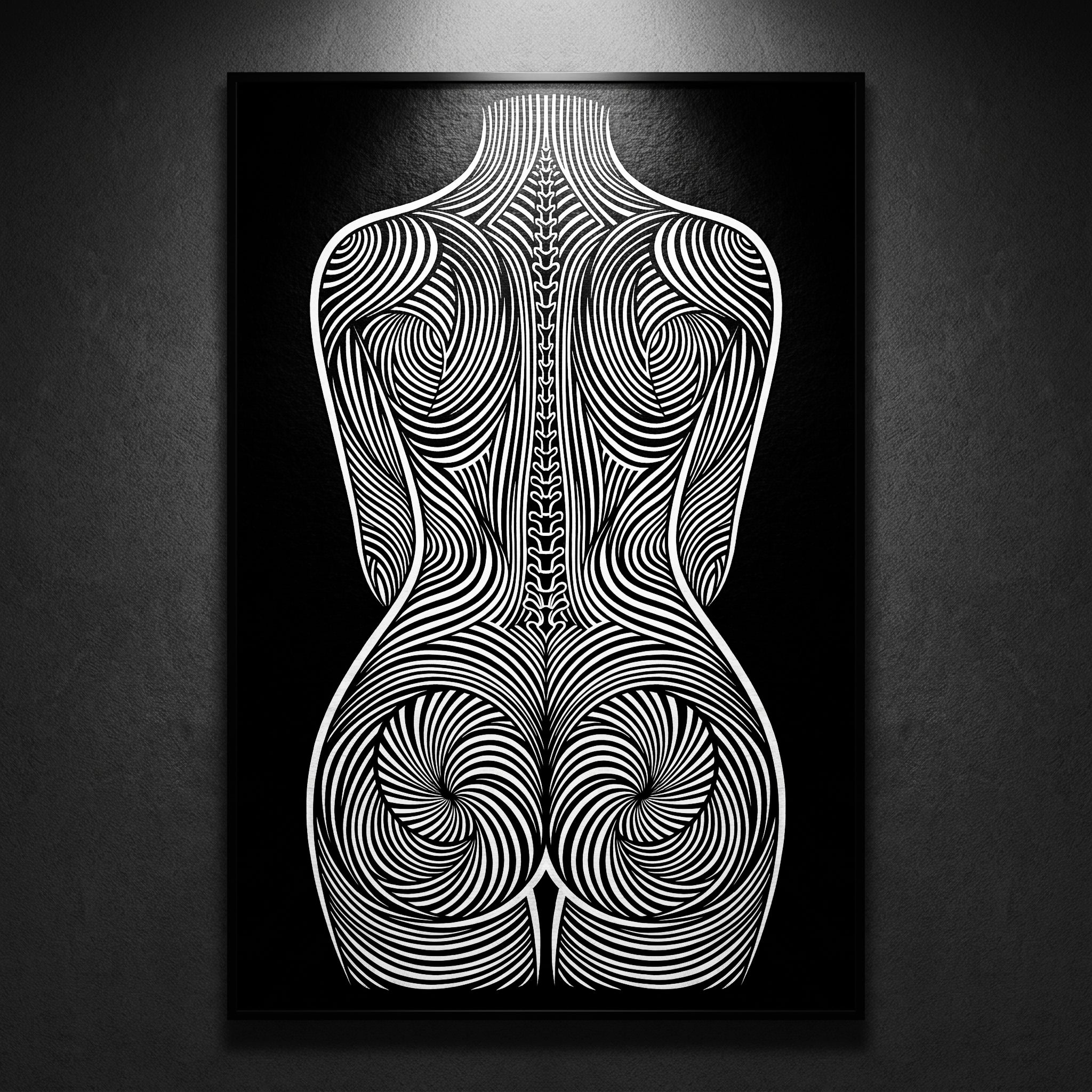 STELA | Modern Minimalist Female Op Art | 8K - 32K