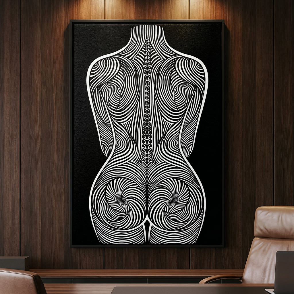 STELA | Modern Minimalist Female Op Art | 8K - 32K