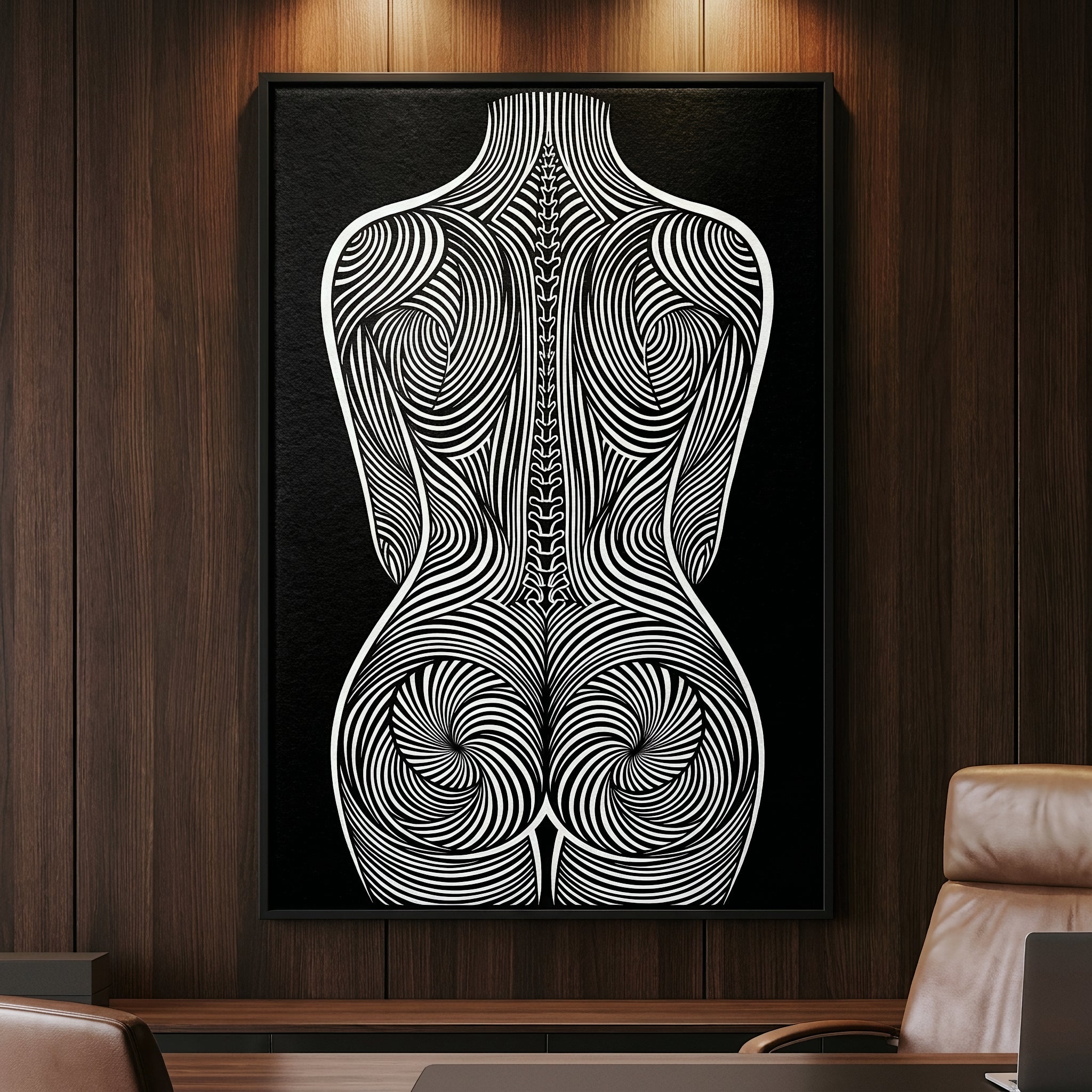 STELA | Modern Minimalist Female Op Art | 8K - 32K