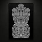 STELA | Modern Minimalist Female Op Art | 8K - 32K