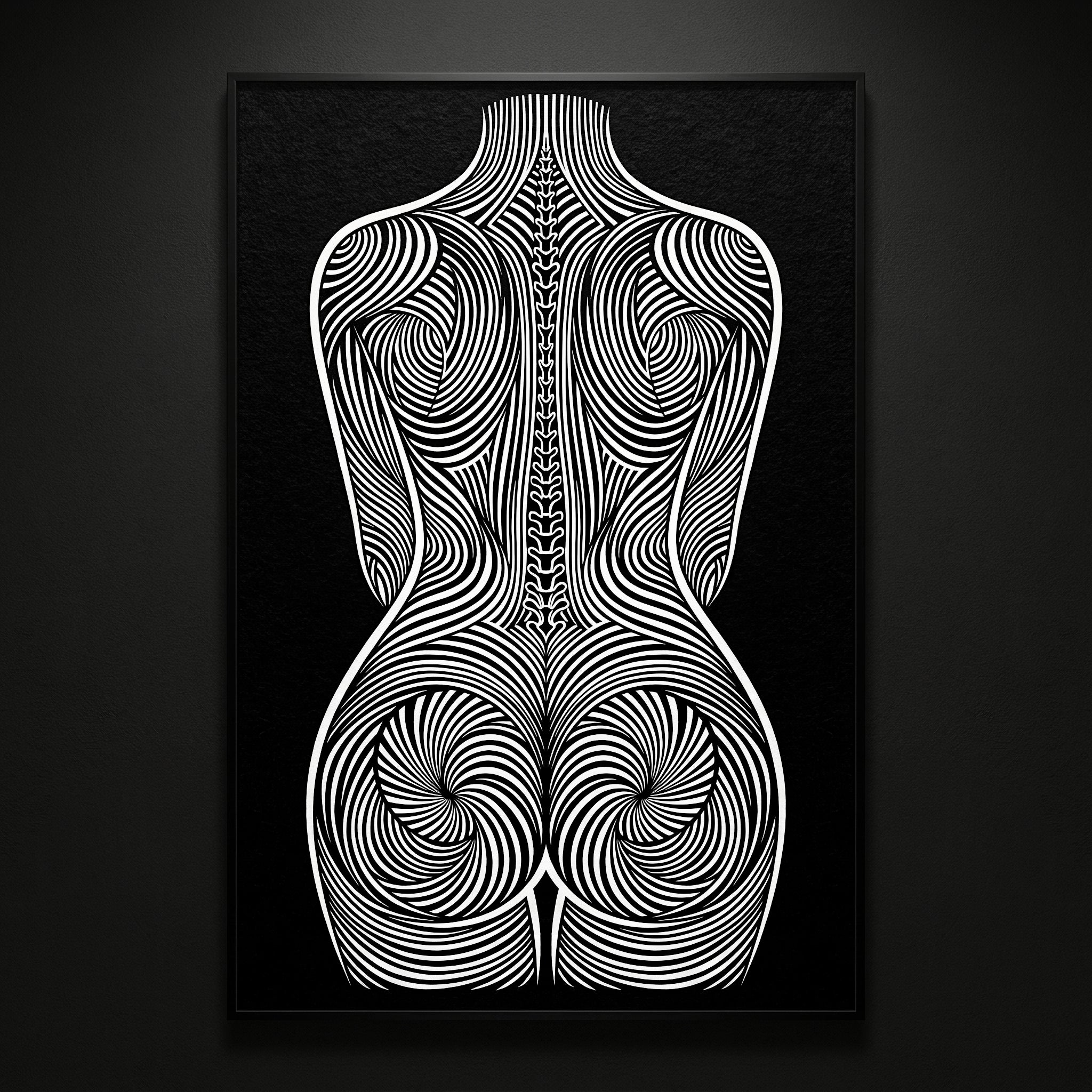 STELA | Modern Minimalist Female Op Art | 8K - 32K