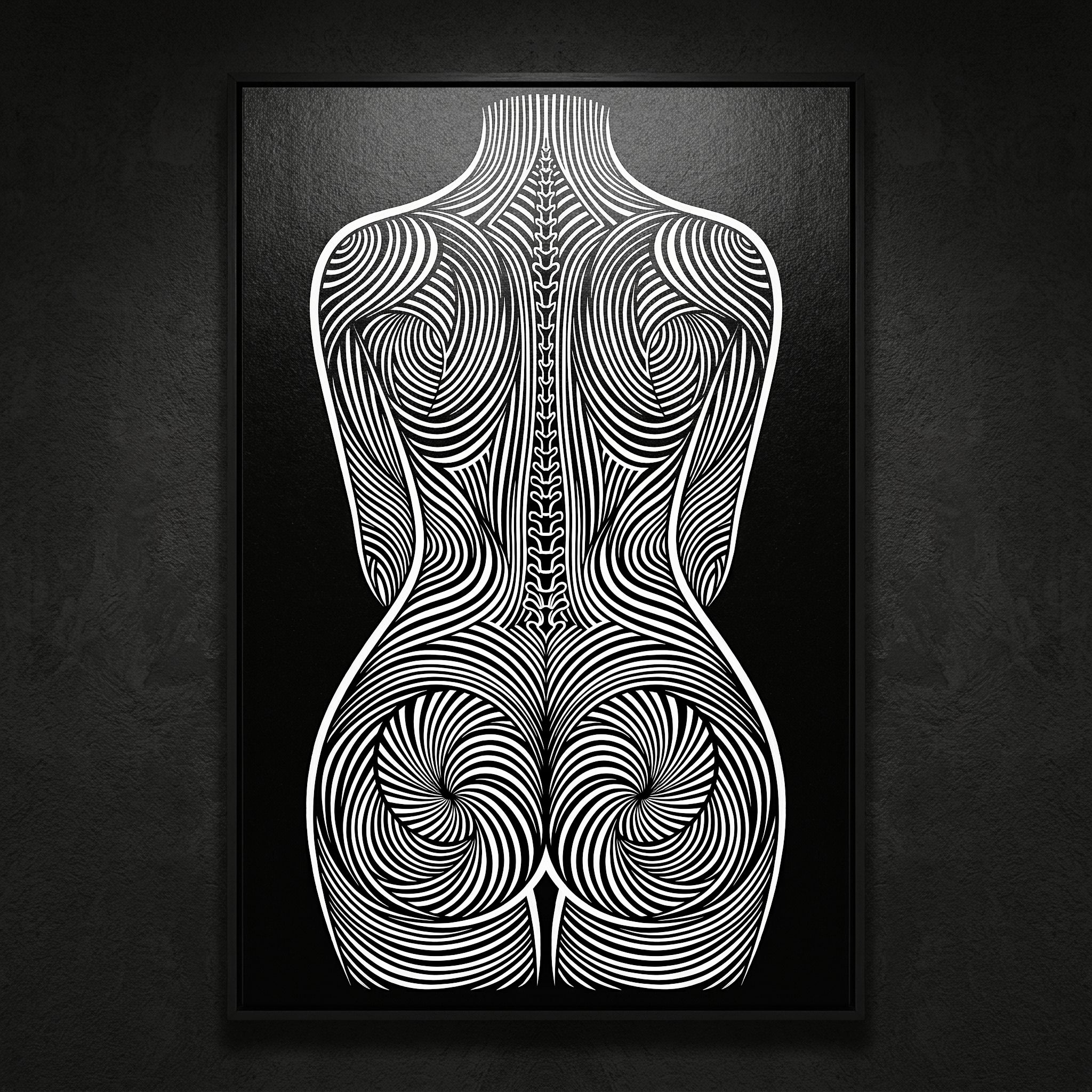 STELA | Modern Minimalist Female Op Art | 8K - 32K