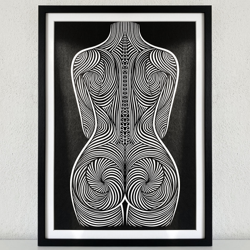 STELA | Modern Minimalist Female Op Art | 8K - 32K