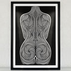 STELA | Modern Minimalist Female Op Art | 8K - 32K