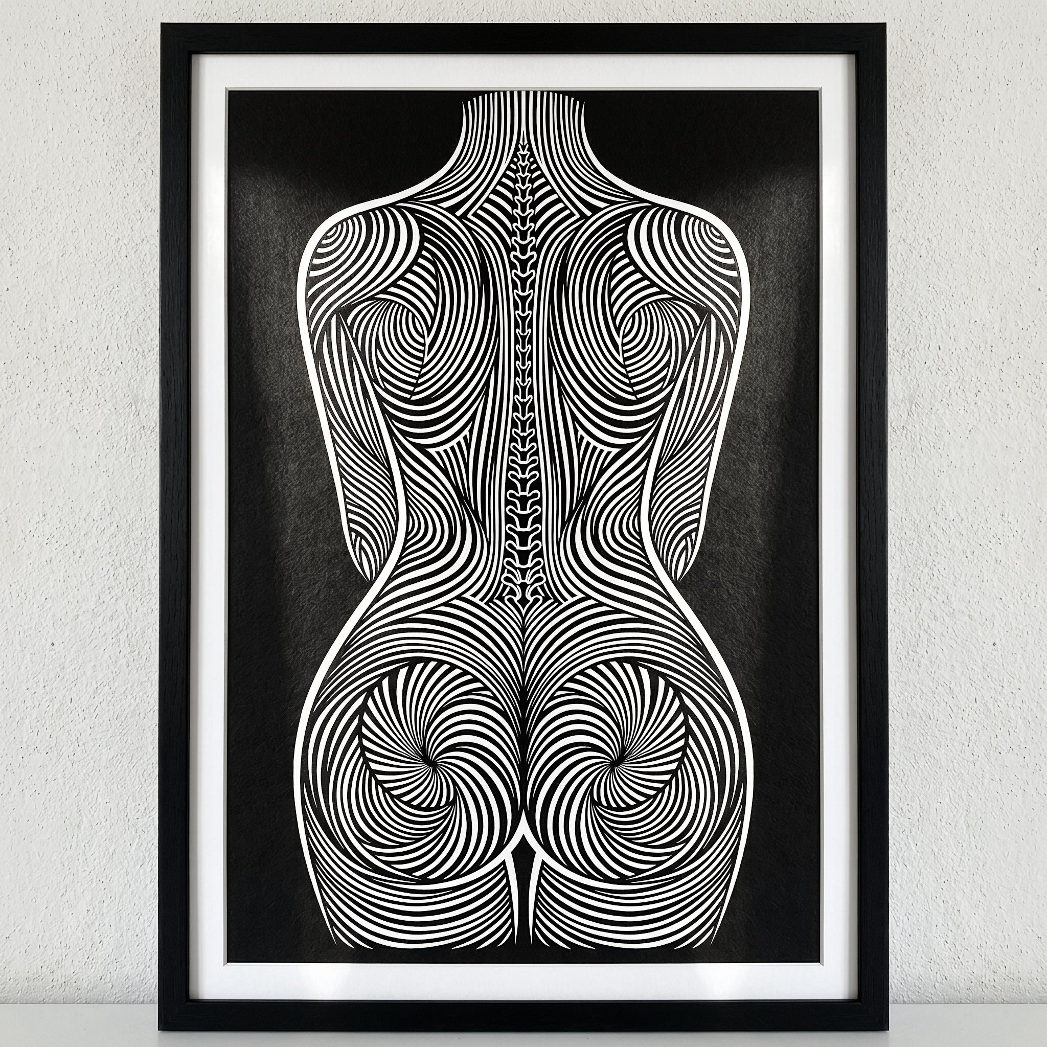 STELA | Modern Minimalist Female Op Art | 8K - 32K
